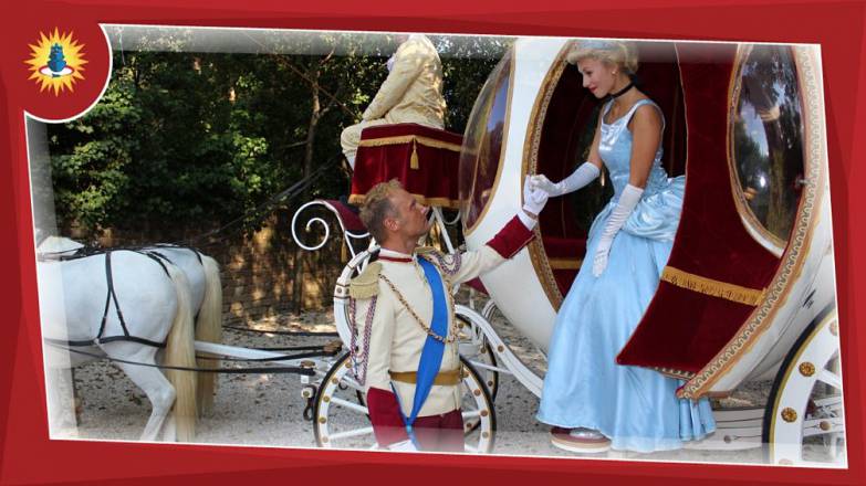 Gran gala delle principesse al castello di lunghezza. un regalo per ricaricare le energie in previsione del ritorno sui banchi